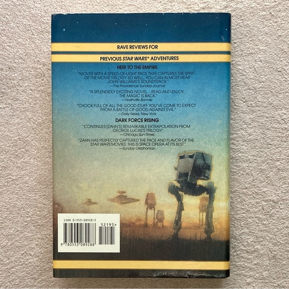 Vtg Star Wars “The Courtship of Princess Leia” Hardcover Book by Dave Wolverton - Picture 2 of 6